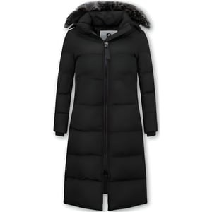 Matogla Puffer jacket lang met capuchon