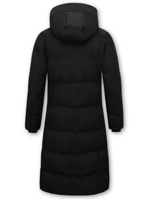Matogla Puffer jas lang getailleerd 8606