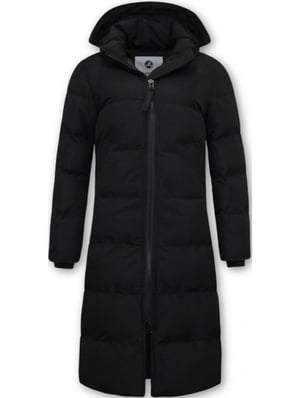 Matogla Puffer jas lang getailleerd 8606