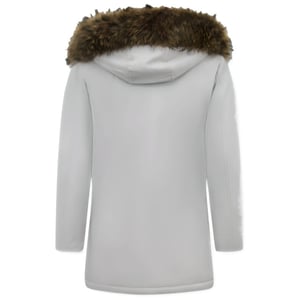Matogla Winterjas met echte bontkraag slim fit