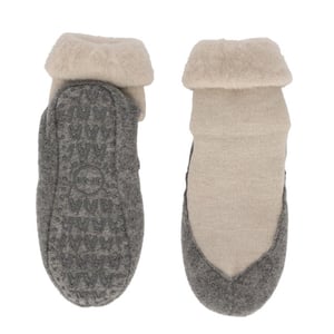 Apollo Dames / heren pantoffels slofsok antislip wol