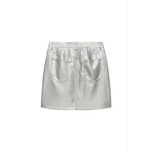 Catwalk Junkie 24020206 vegan leather 5 pocket skirt