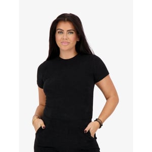 Reinders Dames shirt brushed cotton true black