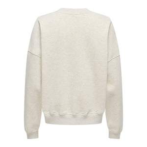 Jacqueline de Yong Jdymesa ls o-neck emb sweat jrs noos beige