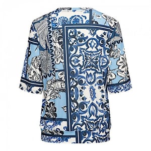 &Co Woman &co women top lucille paisley indigo multi