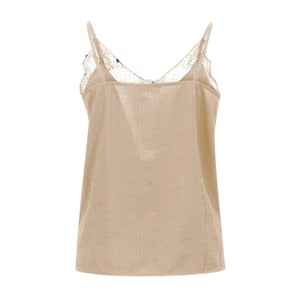Coster Copenhagen Nude top met kant luna