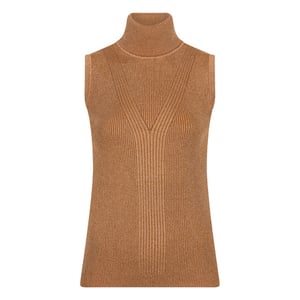 Esqualo Top f24-31500 caramel