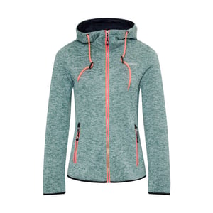 Nordberg elise fleece fleece sweater met rits dames -