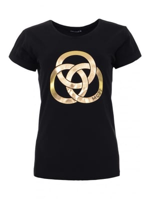 MAICAZZ Yssa t-shirt black-gold sp23.75.021