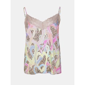 Mucho Gusto Slip top leopard hartjes