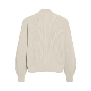 Vila Viching crew neck ls knit top noos off-white