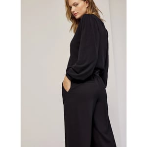 Summum Marseille-7890 puffy sleeve sweater basic knit (7s5650)