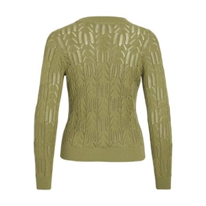 Vila Vicotti o-neck ls knit top olijf