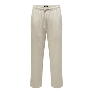 Only & Sons Onssinus loose visc linnen zand