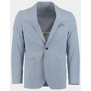 Born with Appetite Colbert drop 8 lind unlined jacket 241038li42/240 blue