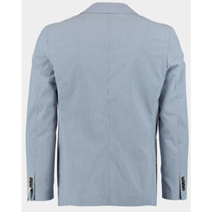 Born with Appetite Colbert drop 8 lind unlined jacket 241038li42/240 blue
