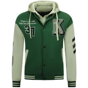 Enos College jack oversized met capuchon 8630