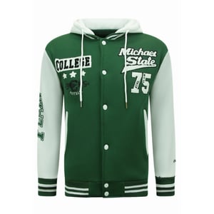 Enos Baseball vest met capuchon 905