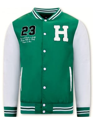Tony Backer Dunne baseball jacks zomer groen