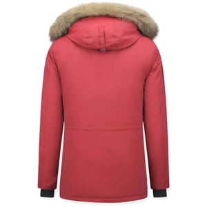 Beluomo Winterjas met bontkraag