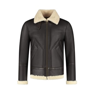 Cycas D'or Hunter shearling chocolate bruin lammy coat chocolade bruin