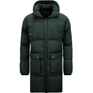 Local Fanatic Lange puffer winterjas met capuchon 3361