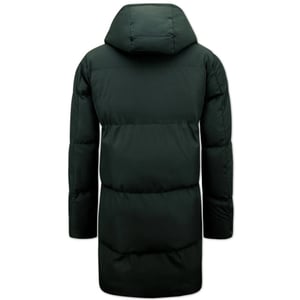 Local Fanatic Lange puffer winterjas met capuchon 3361