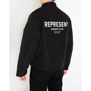 Represent Heren owners club wadded jacket zwar
