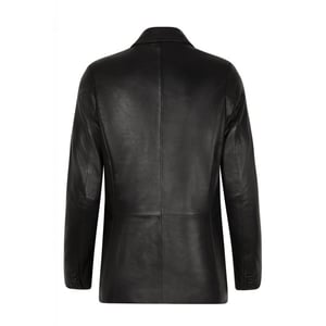 Cycas D'or Leren blazer colbert heren