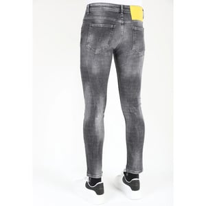 Mario Morato Ripped jeans met verfspatten stretch mm112