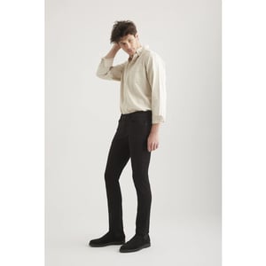 Cup of Joe Ray heren slim-fit jeans stay black