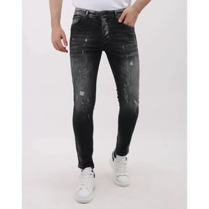 Mario Morato Ripped jeans slim fit met stretch mm