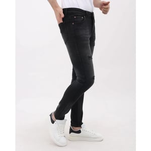 Mario Morato Slim fit ripped jeans met verfspatten mm