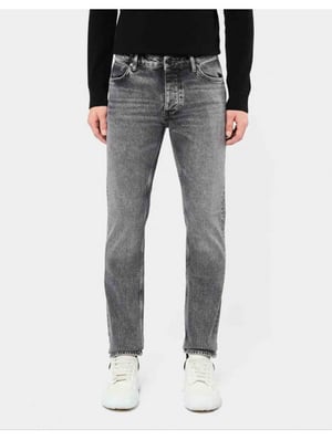 Neuw Lou slim straight organic washed black 34739
