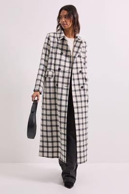 Check Longline Coat