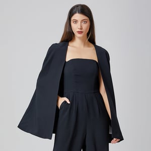 Minimalistische avondcape