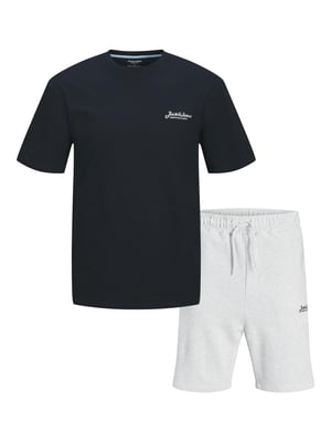 Jack & Jones Mens Co-ord Set Crew Neck T-Shirt & Shorts Summer Outfit