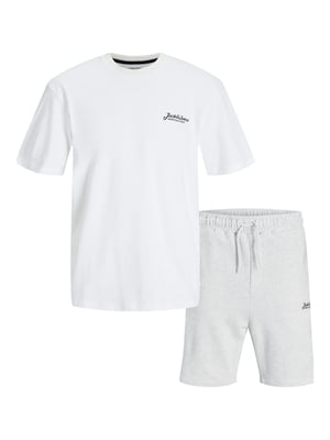 Jack & Jones Mens Co-ord Set Crew Neck T-Shirt & Shorts Summer Outfit