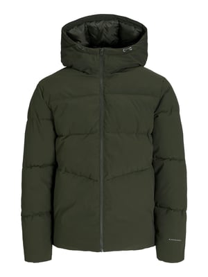 Jack & Jones Mens Puffer Jacket Full Zip Long Sleeve Windproof