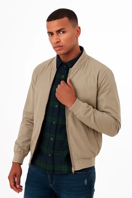 Mens Bomber Jacket Soulstar Regular Fit