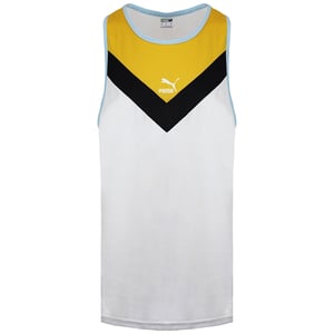 Puma Iconic MCS Mens White Vest