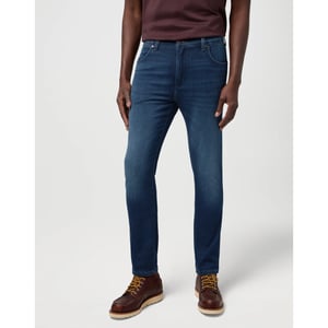 Wrangler Larston heren slim-fit jeans fog
