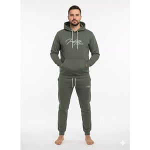 Indigo Denim Denim joggingpak heren donker