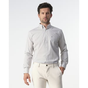 Campbell casual overhemd met lange mouwen