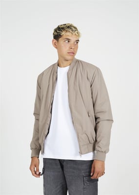 Brave Soul Mens Padded Bomber Jacket Zip Up