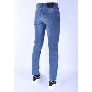 True Rise Jeans met rechte pijpen regular fit