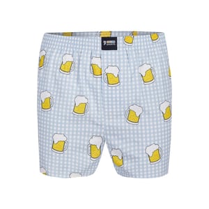 Happy Shorts Wijde boxershorts heren met print 3-pack