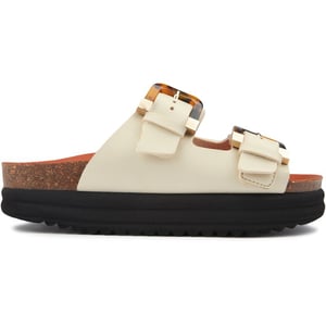 V.gan Vegan Plum Footbed Tortoiseshell Sandals