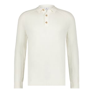 Blue Industry Polo met lange mouwen