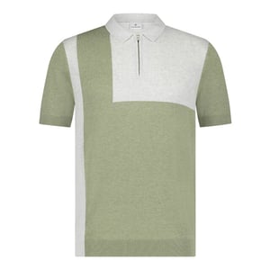 Blue Industry Polo met korte mouwen